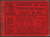 1913 2s. Booklet Specimen