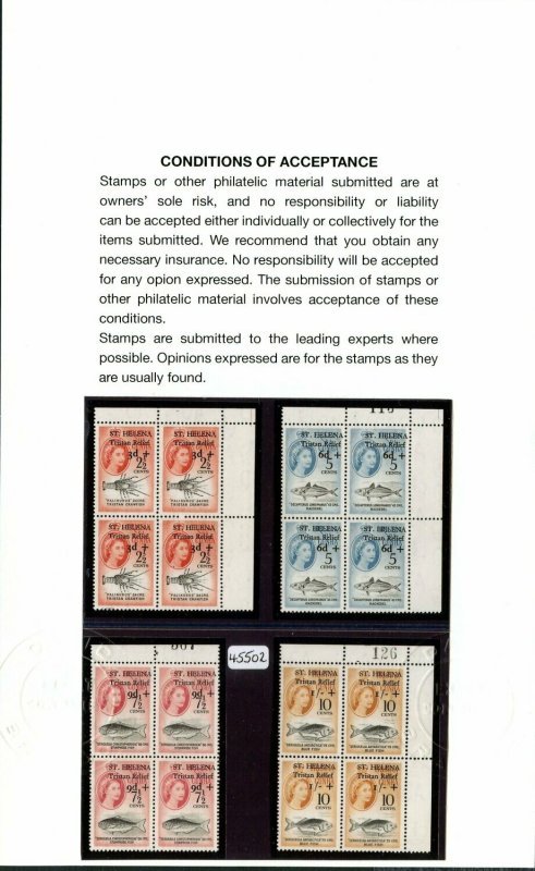 St Helena 1961 Tristan Relief Fund Set - Image 4