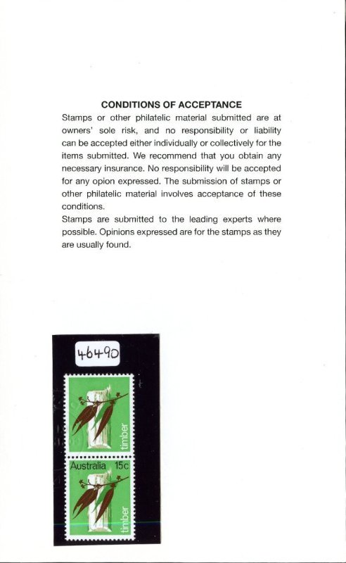 Australia 1969 Industries 15c Black Omitted - Image 4