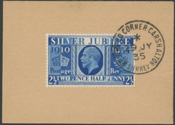 1935 Silver Jubilee Prussian-Blue. The Finest Known Used Copy