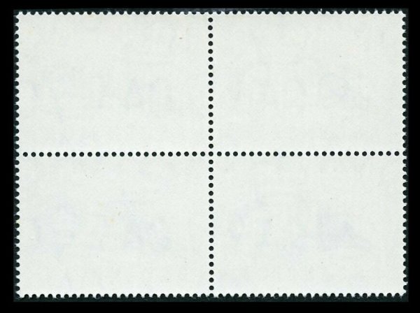 Ascension 1963  1½​d Black Noddy Bird Block Cobalt Omitted - Image 2