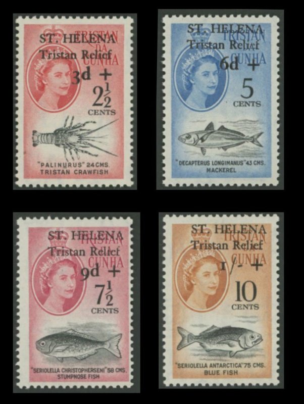 St. Helena 1961 Tristan Relief Fund Set