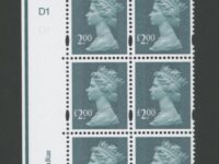 2003 £2 Deep Blue-Green​ Missing "£" In Value