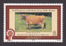 jersey 1979 cattle stamp