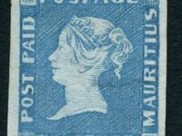 Mauritius 1849 2d Blue Early Impression