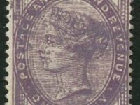 1881 1d Lilac The Unique Double Print Error