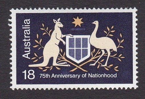 Australia 1976 Nationhood 18c Gold Omitted