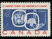 Canada 1959 St.Lawrence Seaway 5c Centre Inverted