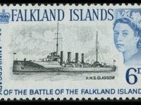 Falkland Islands 1964 HMS Glasgow Error