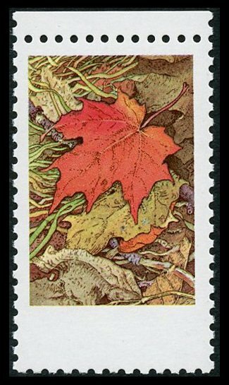 Canada 1971 Autumn Leaves 7c Grey Omitted