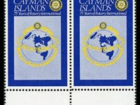 Cayman Islands 1980 Rotary 50c Black Omitted