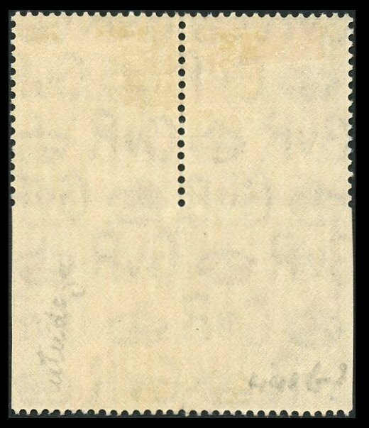 1934 1½d Red-Brown Imperforate Three Sides Block.SG441b - Image 2