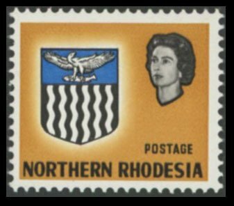 Northern Rhodesia 1963 9c Arms Value & Orange Omitted