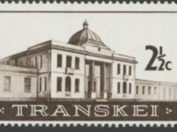 South Africa 1963 2½c Transkei Assembly Green Omitted