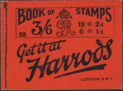 1920 3/6d Booklet (edition 28)