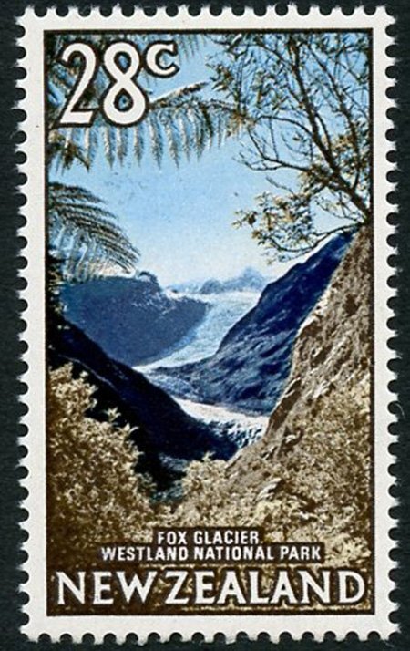 New Zealand 1968 Glacier Yellow Omitted