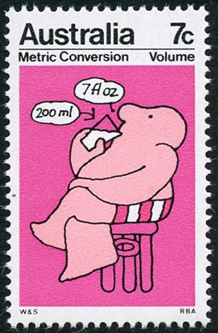 Australia 1973 Metric 7c Yellow-Olive Omitted