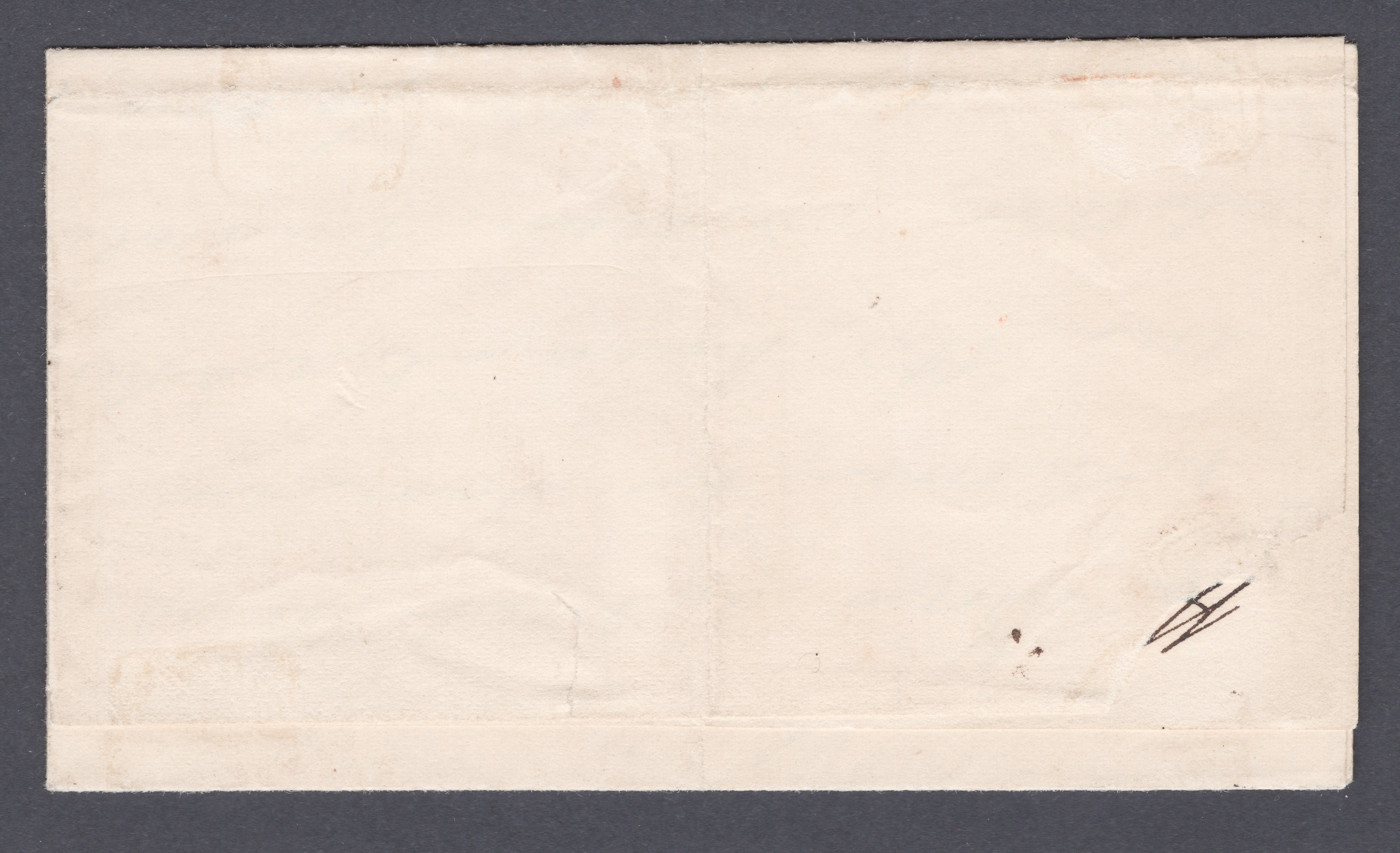 1840 1d Black (Plate 1b) Lettered M-E Recut Side-line - Image 2