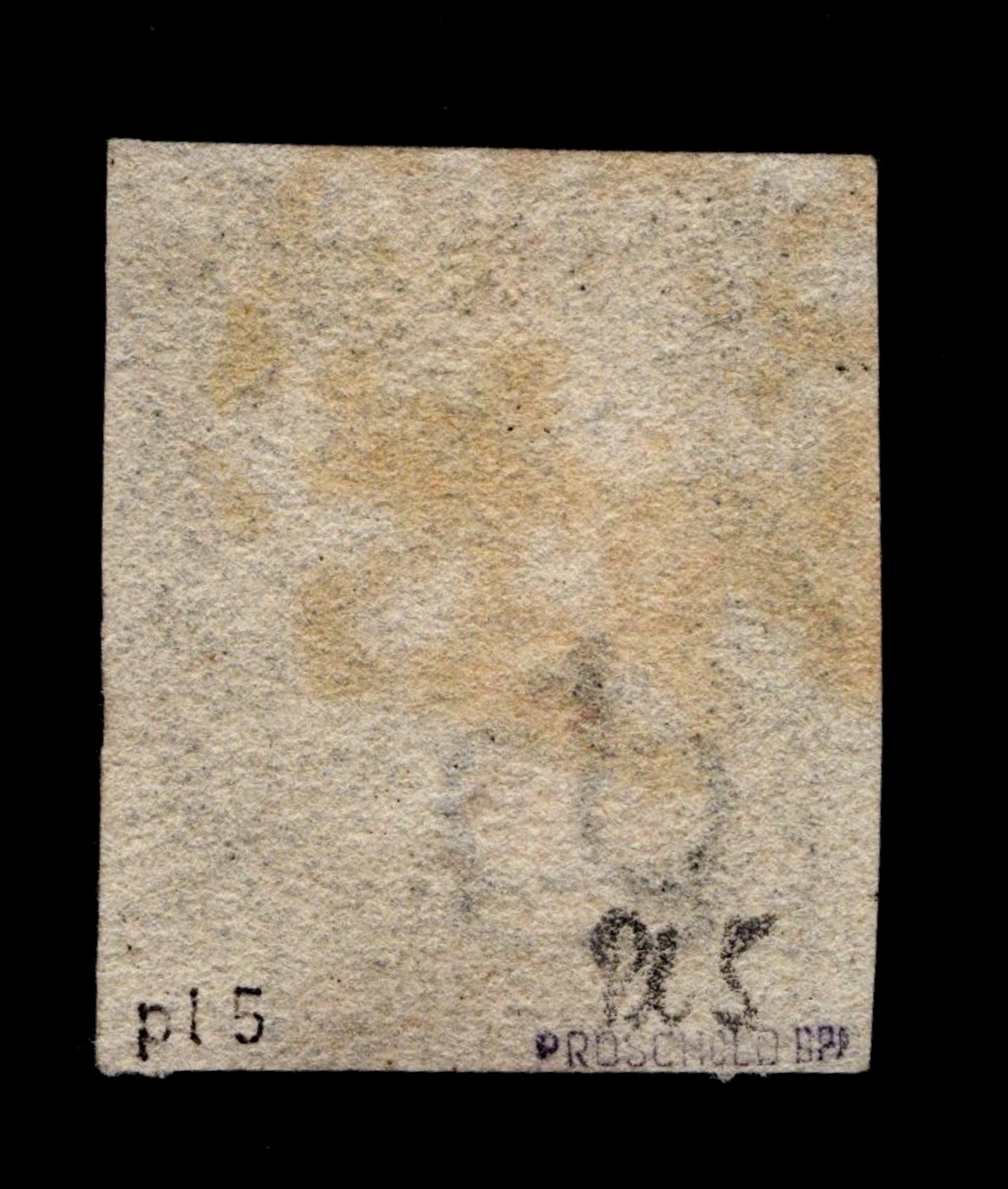 1840 1d Intense Black (Plate V) Lettered K-B - Image 2