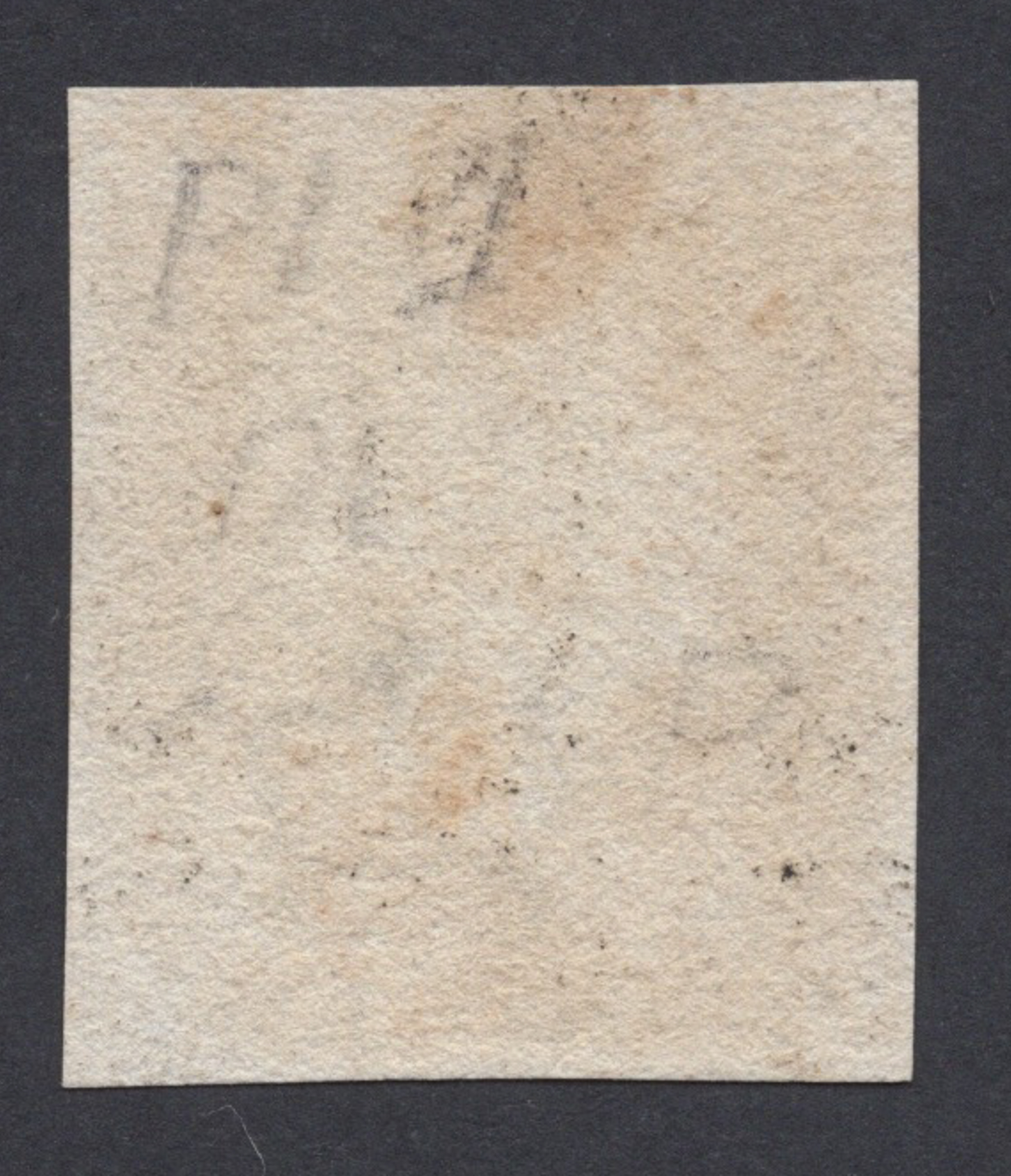 1840 1d Intense Black (Plate 1a) Lettered S-L - Image 2