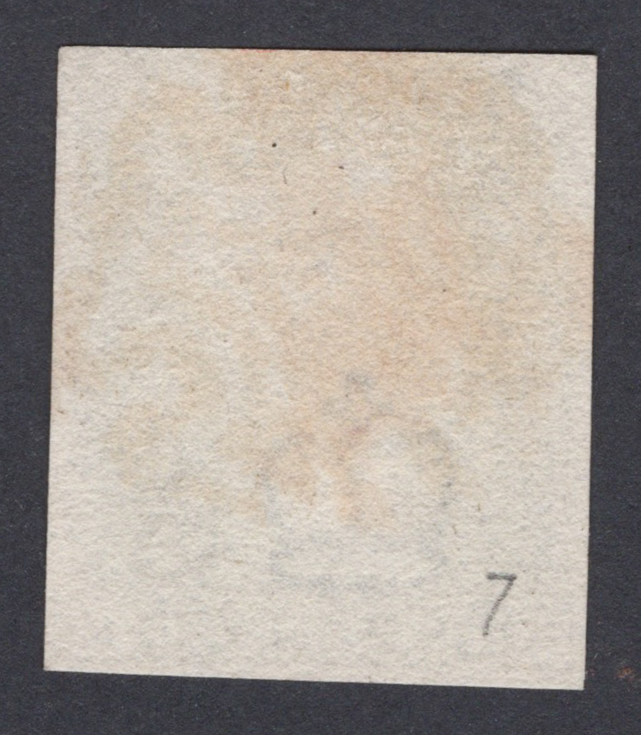 1840 1d Black (Plate VII) Lettered M-K - Image 2
