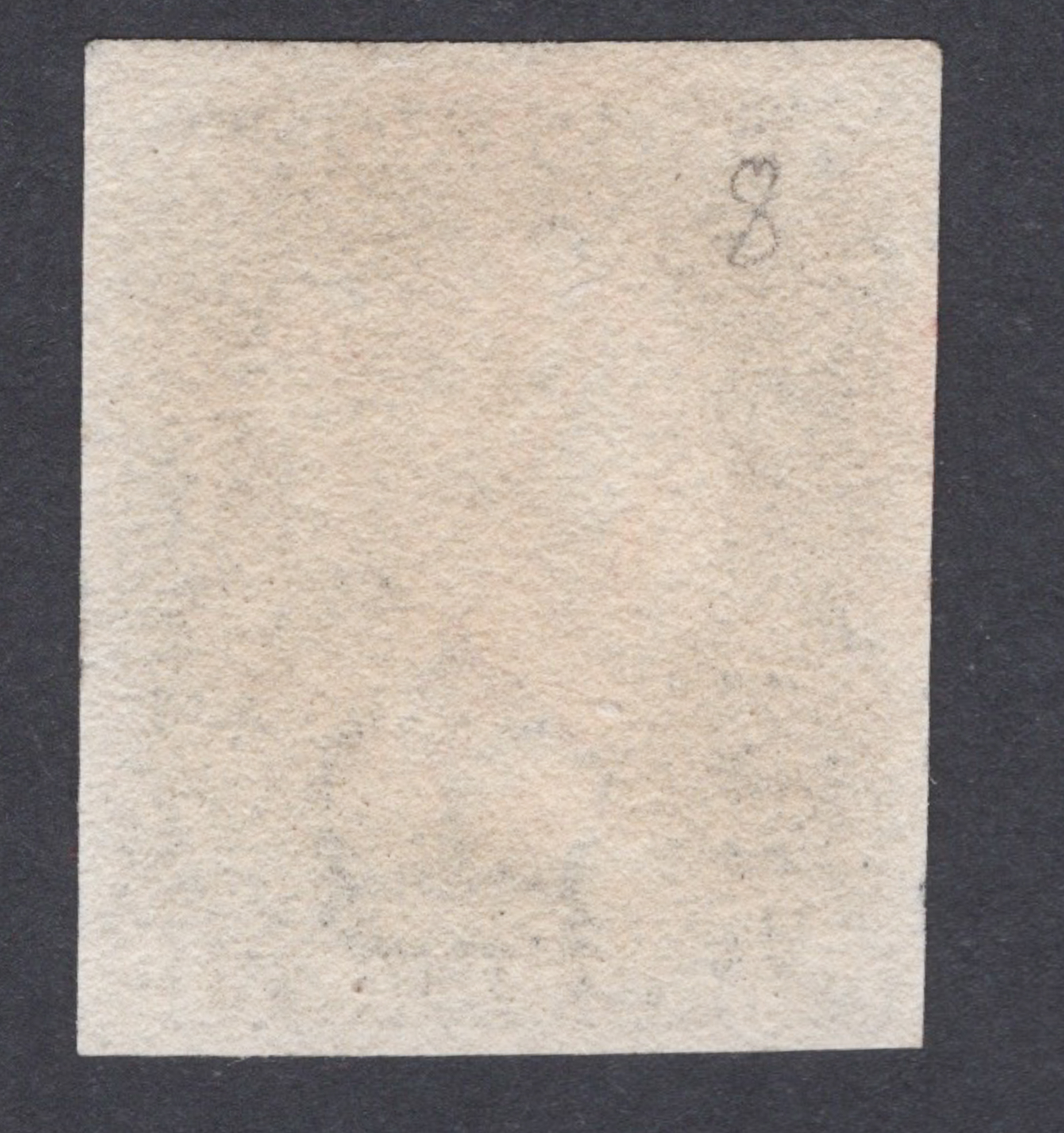 1840 1d Black (Plate VIII) Lettered N-L Brown Maltese Cross - Image 2