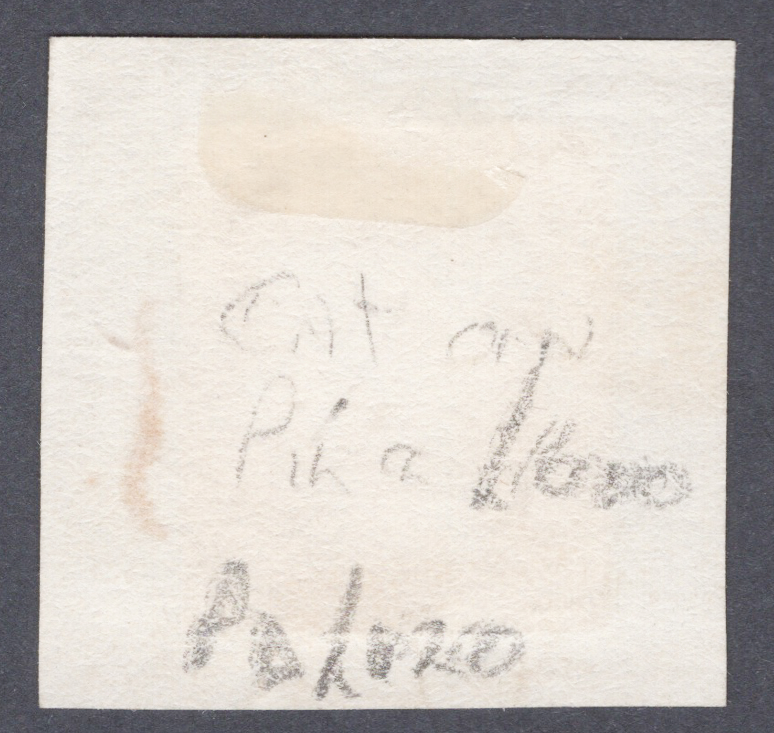 1840 2d Blue (Plate I) Lettered Q-E Used On Piece - Image 2