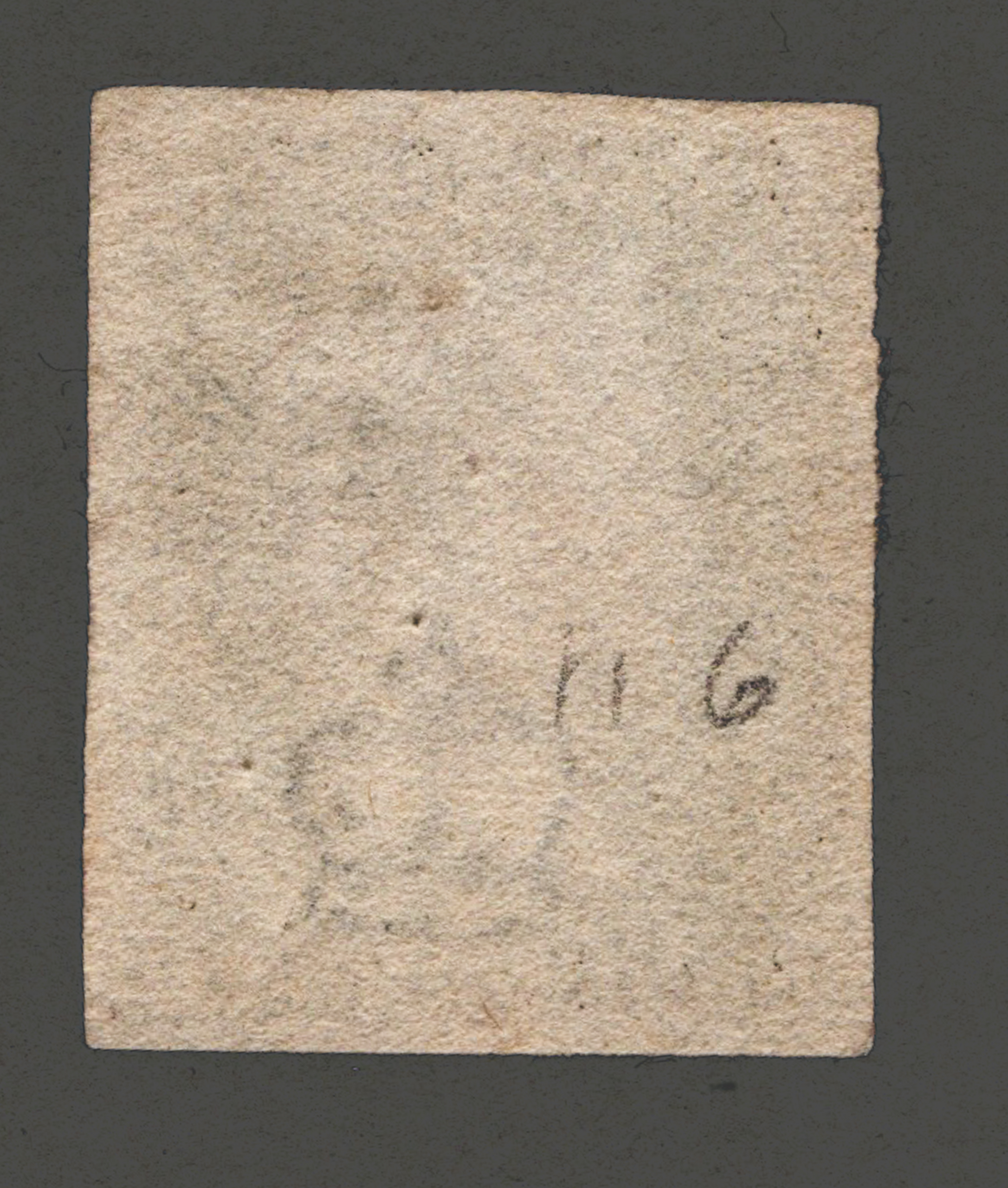 1840 1d Black (Plate VI) Lettered R-H - Image 2