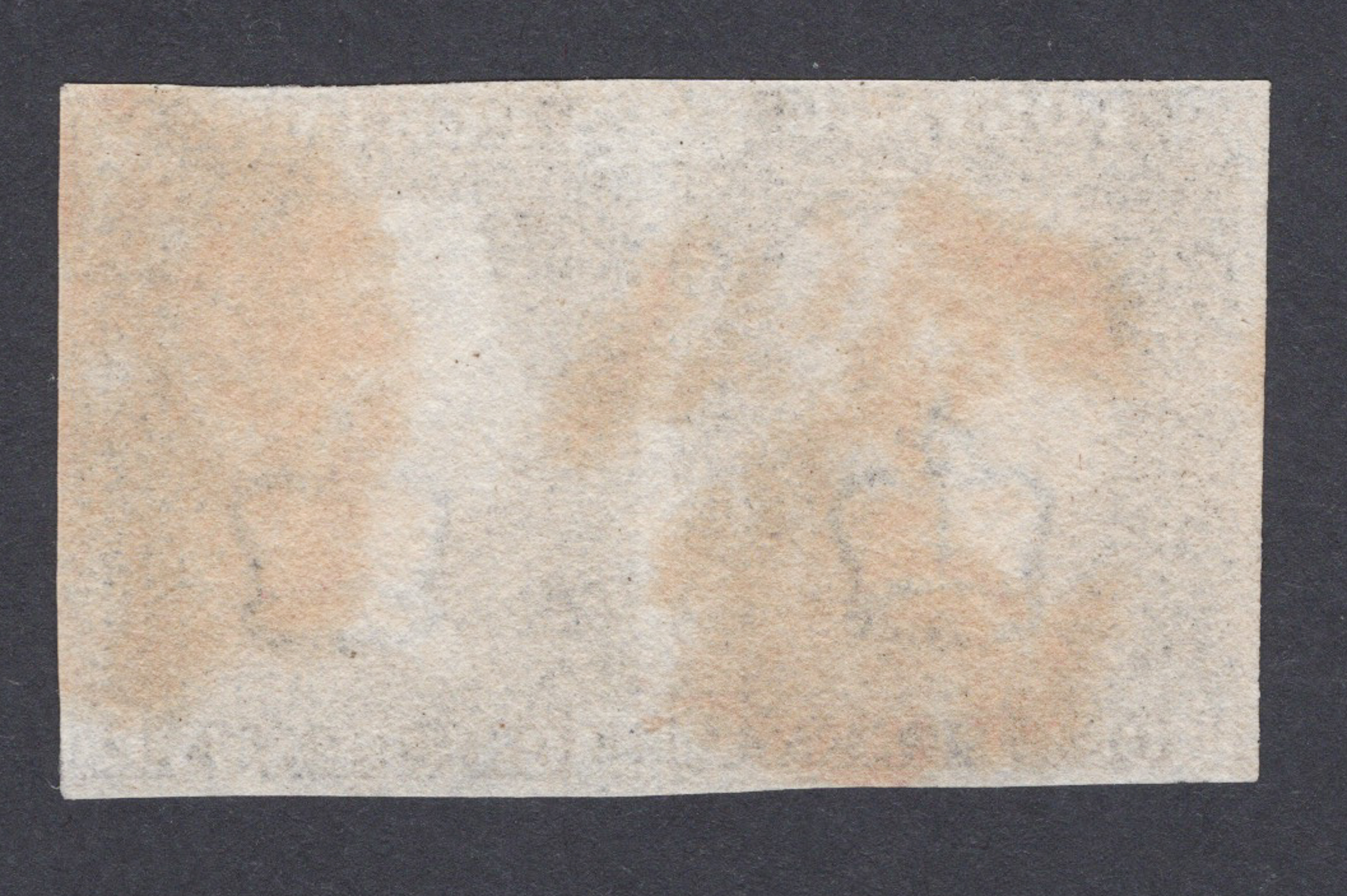 1840 1d Black (Plate VII) Lettered K-I/K-J Experimental Thin Paper - Image 2
