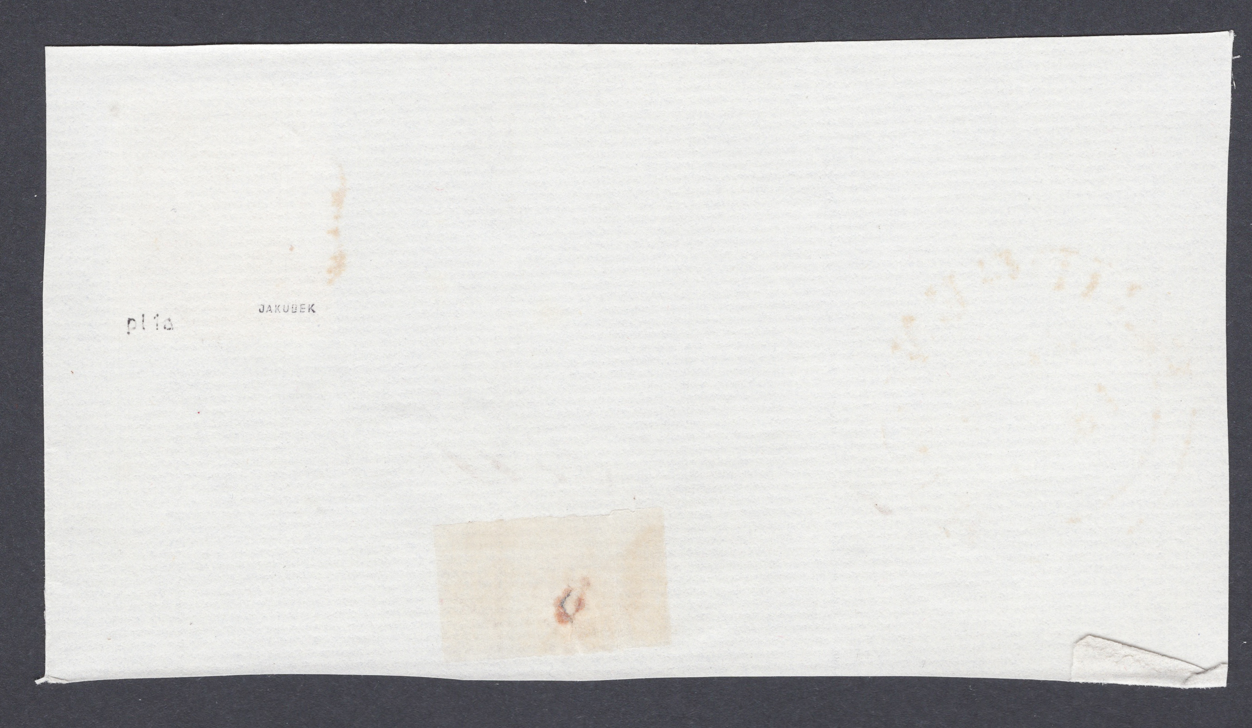 1840 1d Intense Black (Plate 1a) Superb Used On Front - Image 2