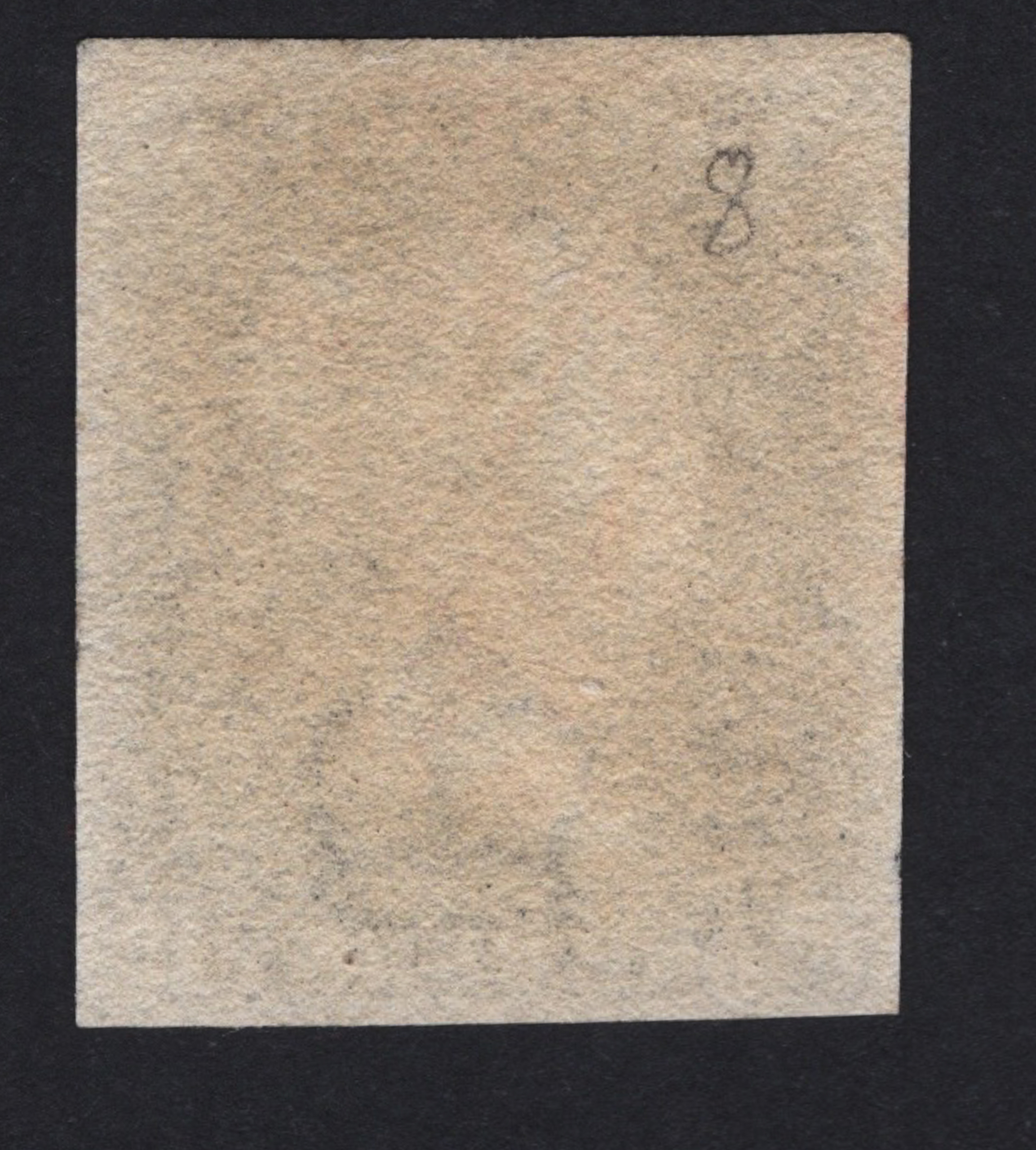 1840 1d Black (Plate VIII) Lettered N-B - Image 2