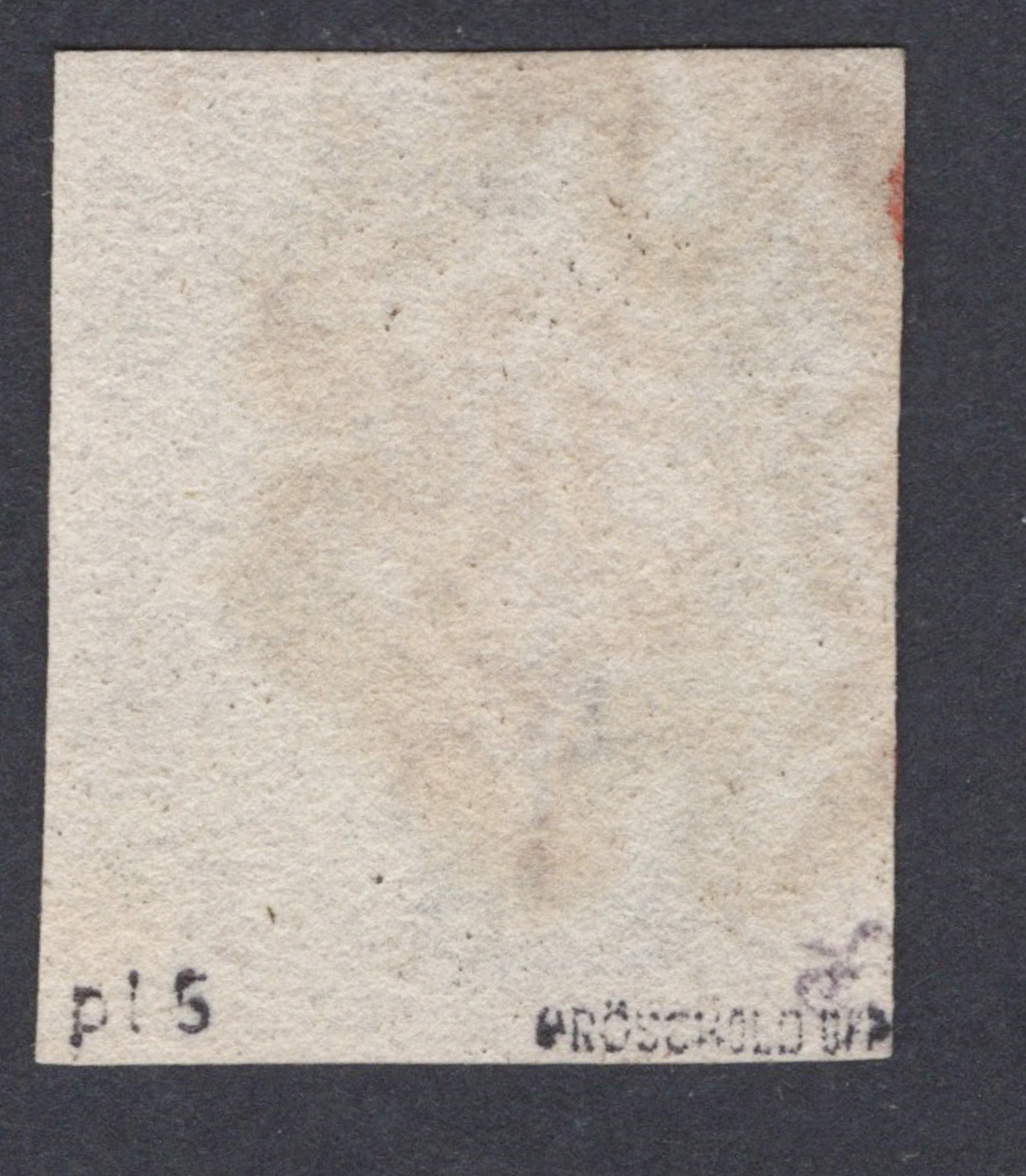 1840 1d Black (Plate V) Lettered T-I - Image 2
