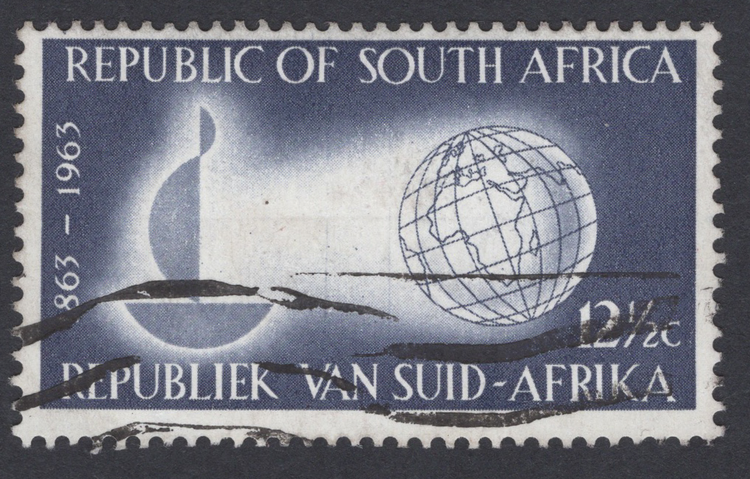 South Africa 1963 Red Cross 2½c Red Omitted.