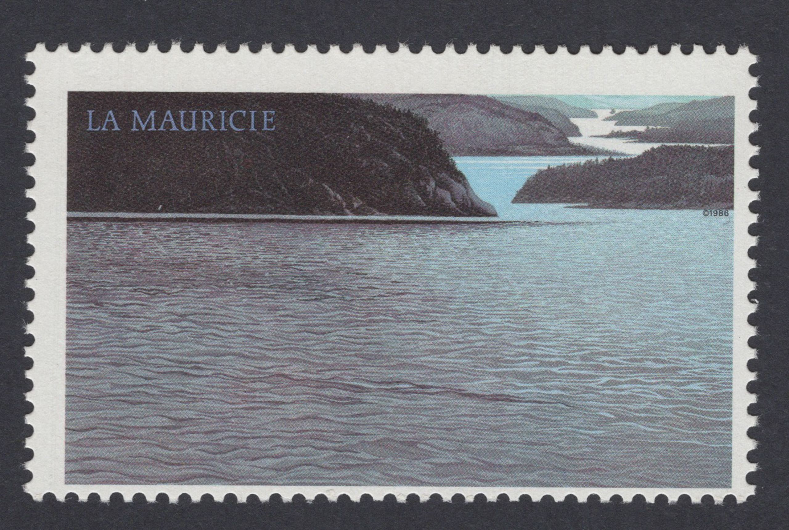 Canada 1986 La Mauricie National Park $5 Deep Blue Omitted