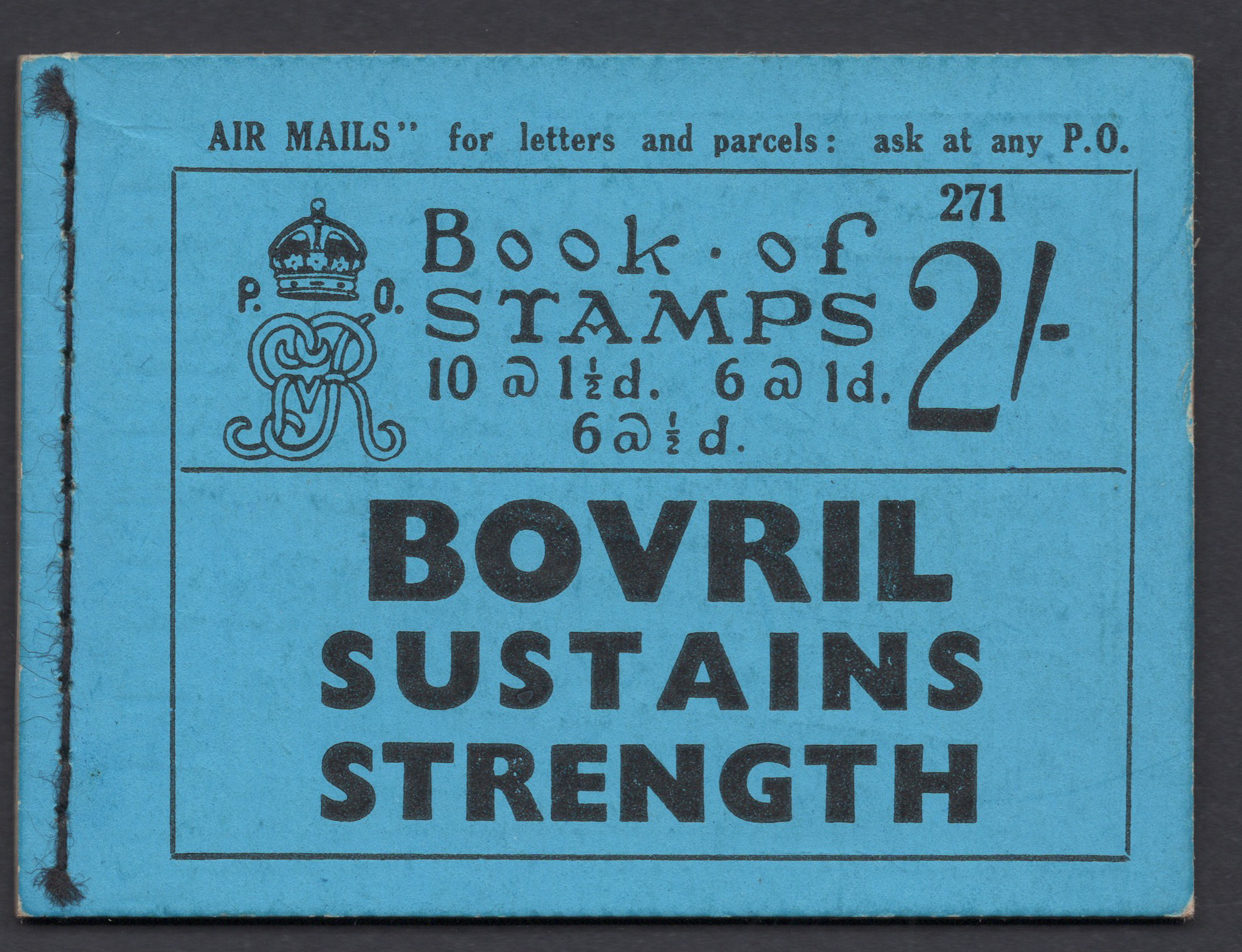 1934 2/- Booklet (edition no.271)