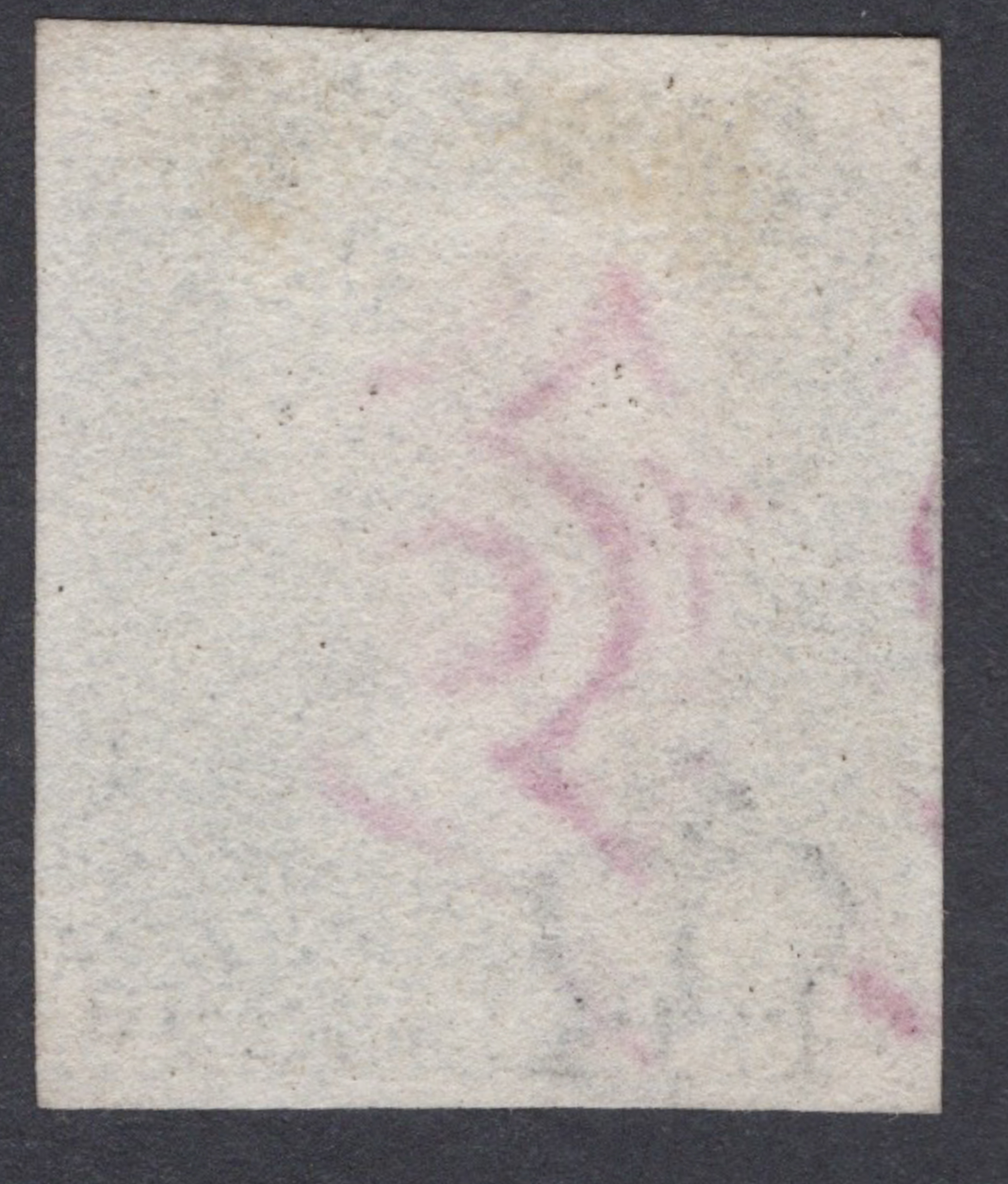 1840 1d Black (Plate IV) Violet Market Street Maltese Cross - Image 2
