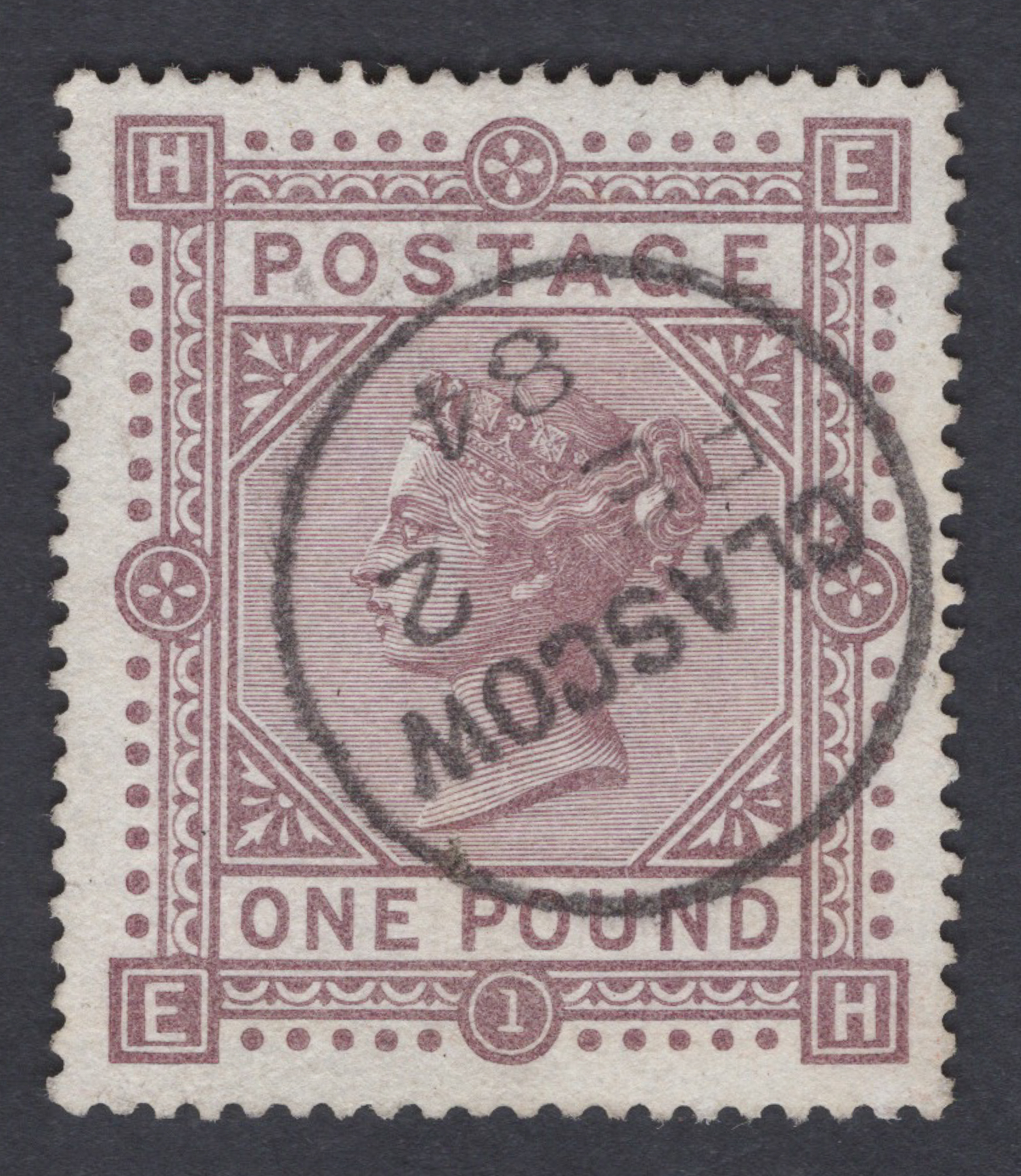1878 £1 Brown-Lilac (Plate I) Gem Quality Used