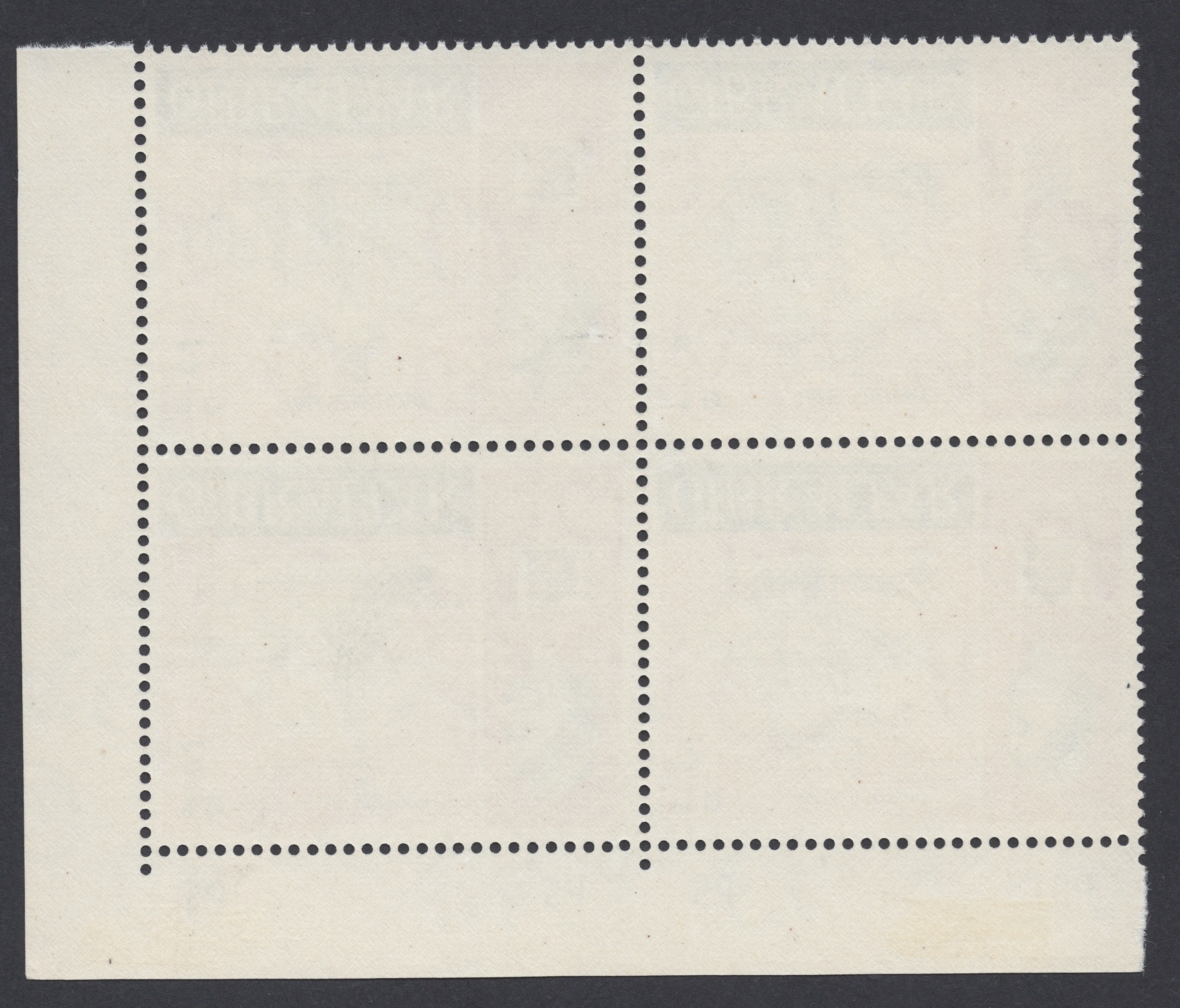 Gibraltar 1967 HMS Victory ½d Grey Omitted. The Corner Block - Image 2