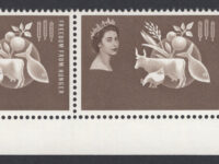 Bahamas 1963 FFH 8d Sepia Omitted Plate Pair