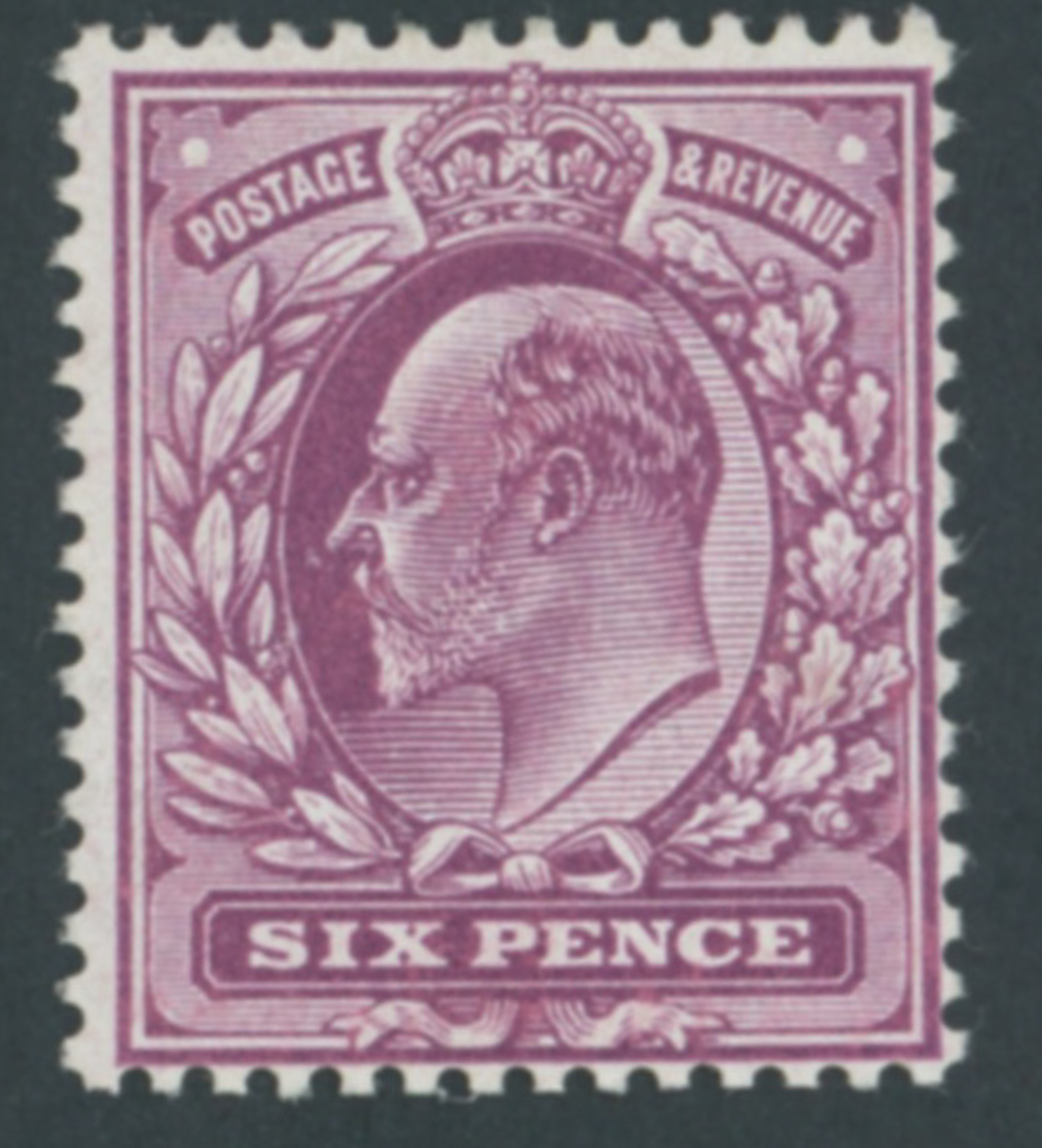 1911 6d Bright Magenta (chalk surfaced paper) Superb Mint