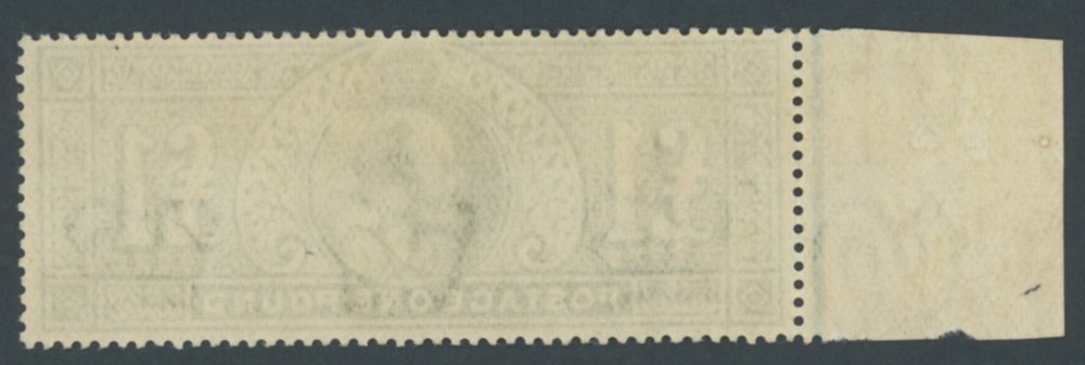1902 £1 Dull Blue-Green Unmounted Marginal Gem - Image 2