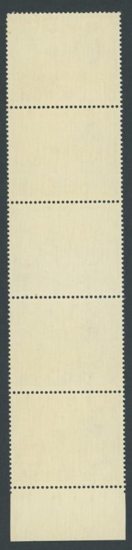 Jamaica 1964 Stadium & Runner 1/- Strip Black Omitted - Image 2