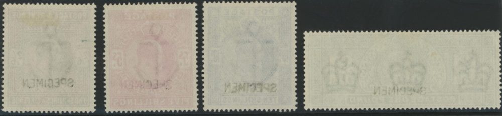 1902 2/6d-£1 High Value Set Overprinted SPECIMEN - Image 2