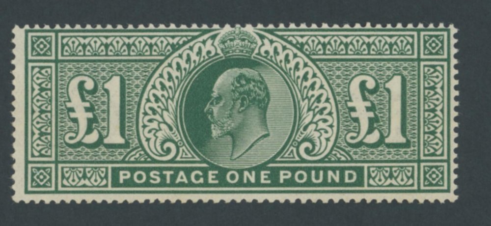 1911 £1 Deep Green Extremely Fine Unmounted Mint