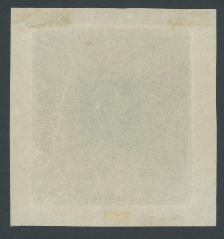 1871 1d Die Proof Of The First Die In Yellow-Green - Image 2