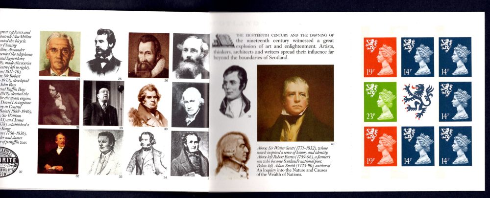 1989 Scots Connection Booklet Pane Imperforate - Image 2