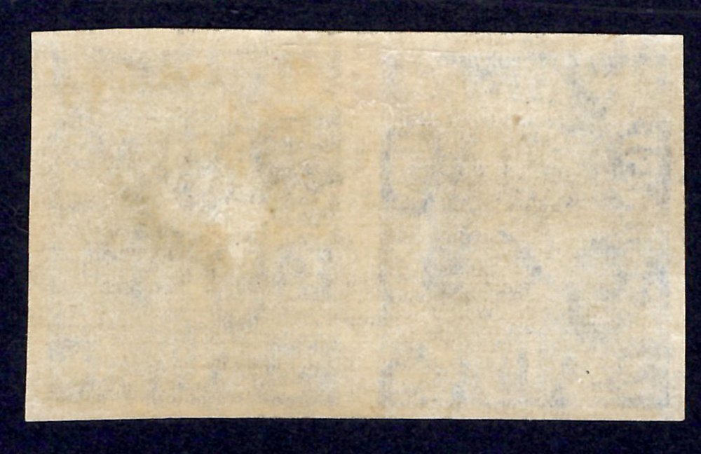 1951 1d Pale Ultramarine Imperforate Pair - Image 2