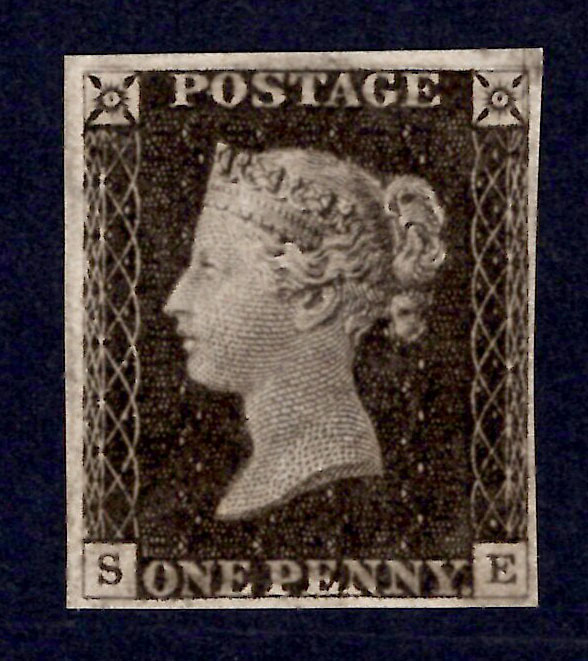1840 1d Black (Plate II) Imperforate Imprimatur