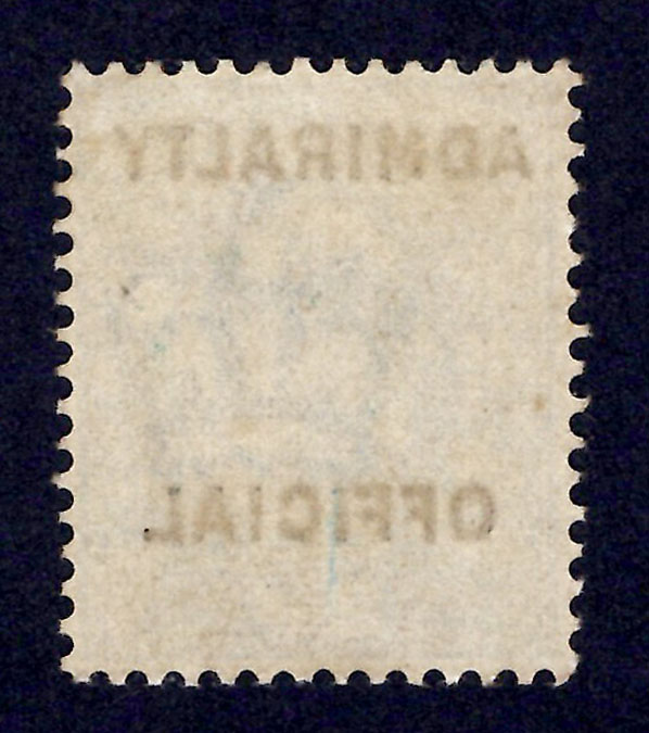 1904 2½d Ultramarine ADMIRALTY OFFICIAL - Image 2